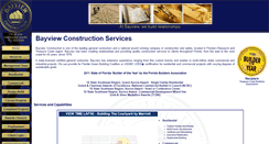 Desktop Screenshot of bayviewconstruction.com